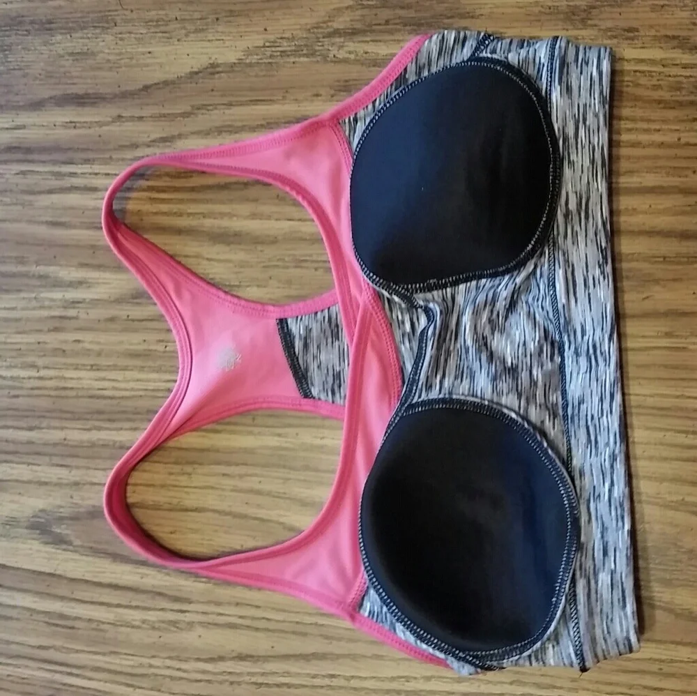 Tek Gear Med Impact Racerback Sports Bra NWOT sz M